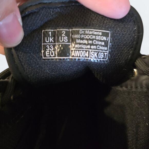 Dr. Martens Pooch Sequin Boots Kids Size 2 - Picture 5 of 6